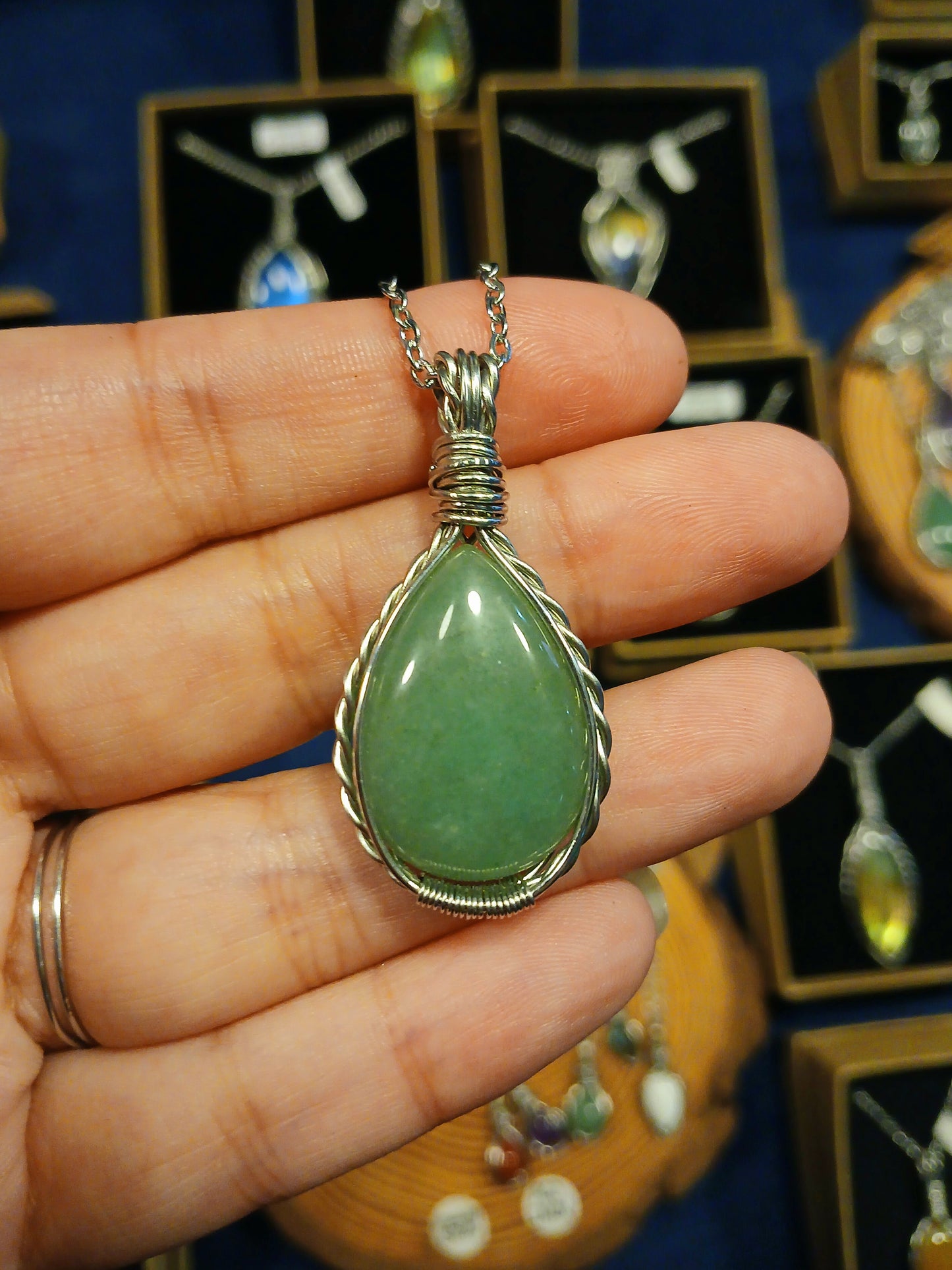 Colar "Forever One" de Quartzo Verde