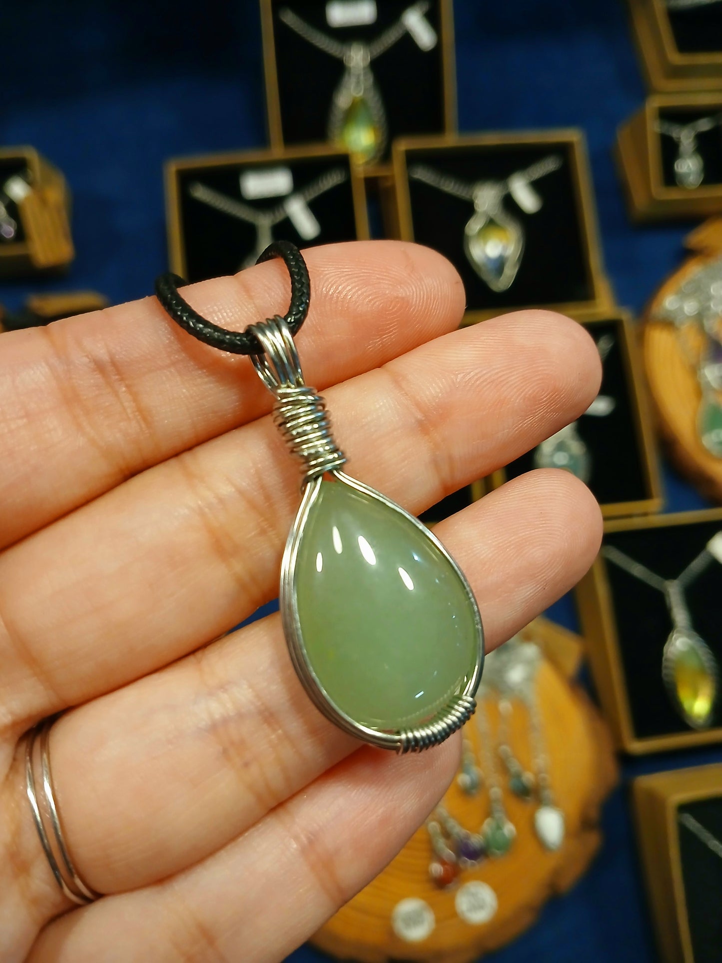 Colar "Forever" de Quartzo Verde