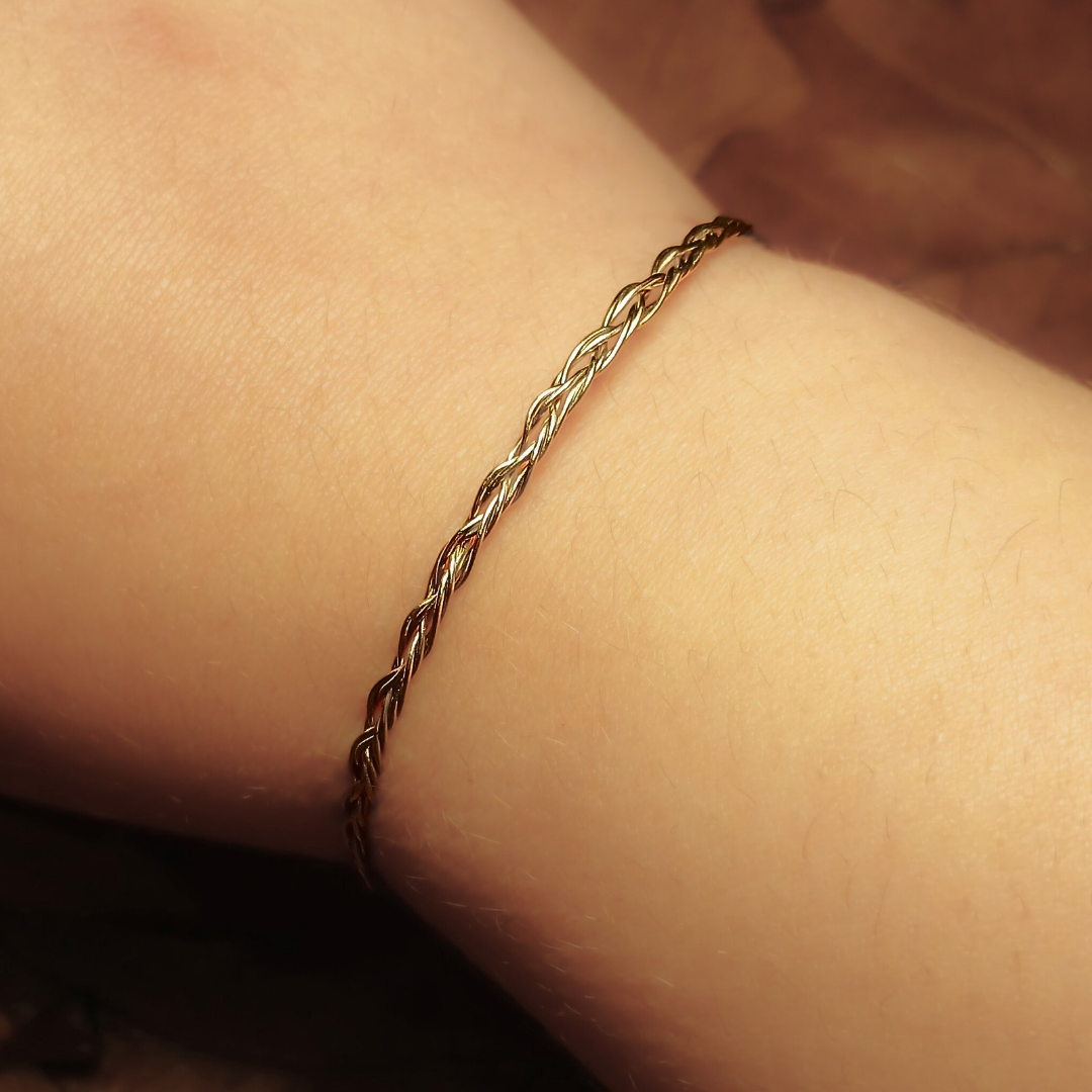 Pulseira Trançada Aço inoxidável