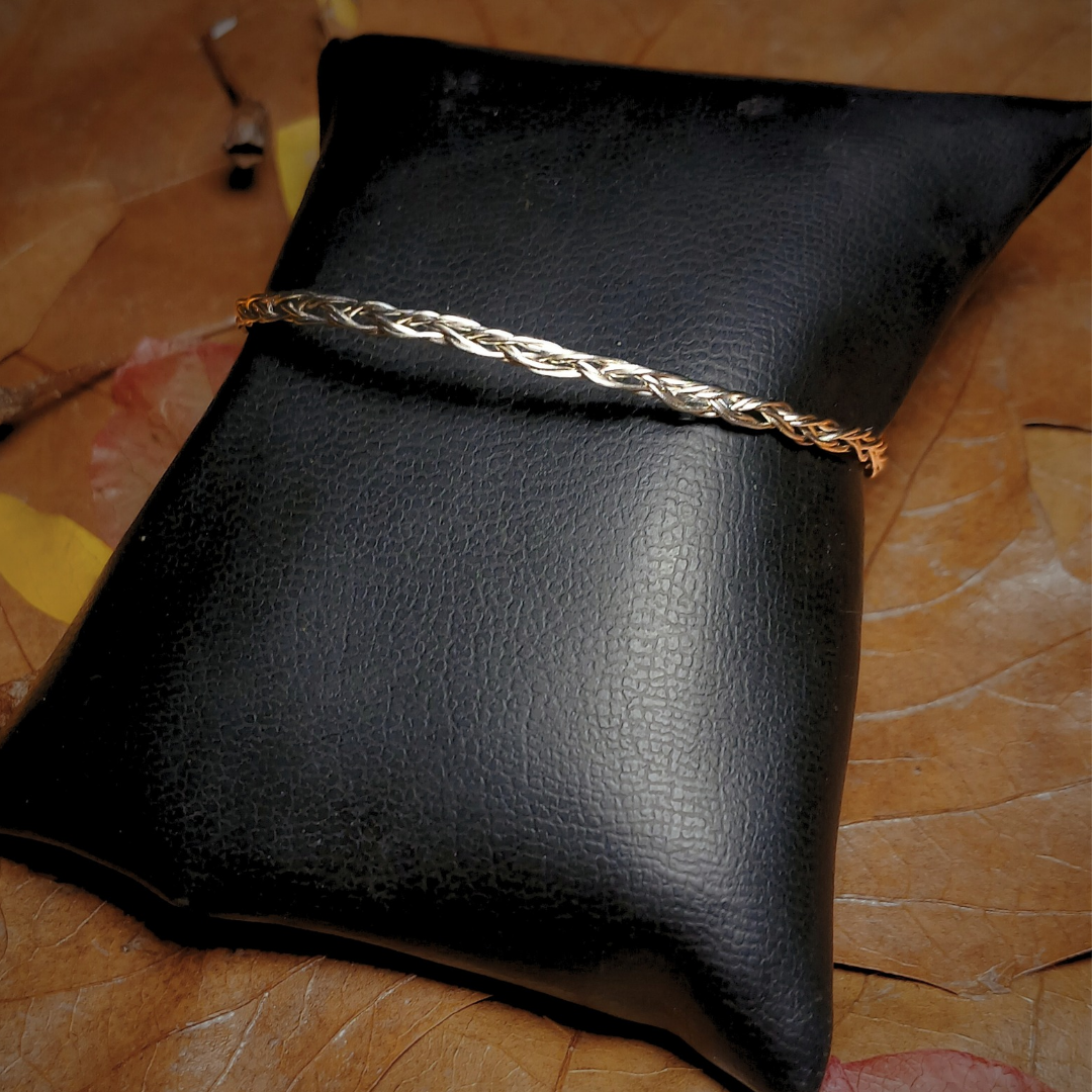 Pulseira Trançada Aço inoxidável