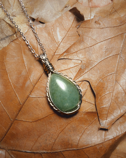 Colar "Forever One" de Quartzo Verde