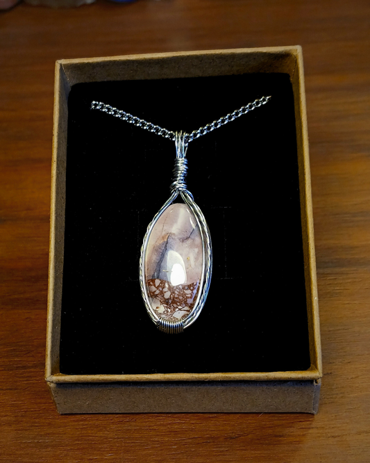 Colar "Forever One" Jaspe Porcelana