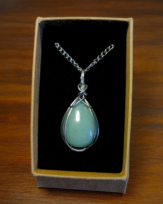 Colar "XX" de Quartzo Verde