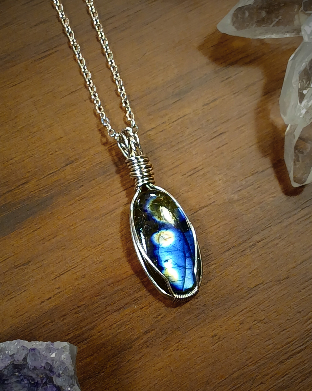 Colar "Forever" Labradorite Multicolor
